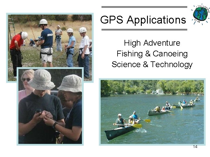 GPS Applications High Adventure Fishing & Canoeing Science & Technology 14 