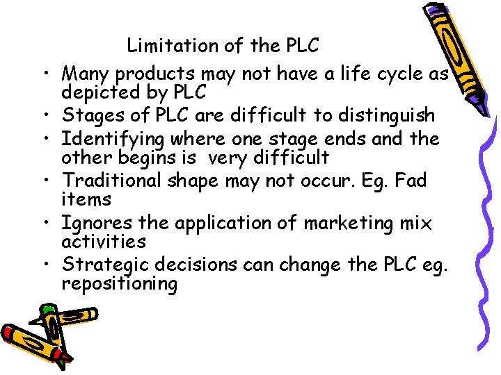  • • • Limitation of the PLC Many products may not have a