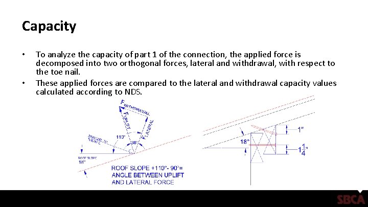 Capacity • • To analyze the capacity of part 1 of the connection, the