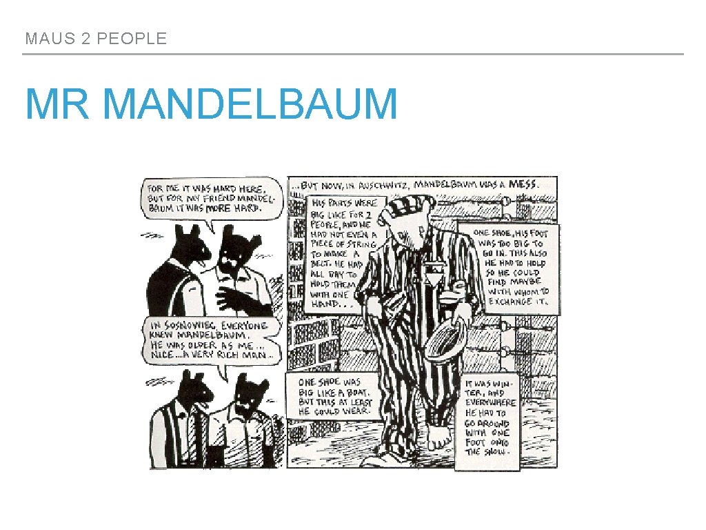 MAUS 2 PEOPLE MR MANDELBAUM 