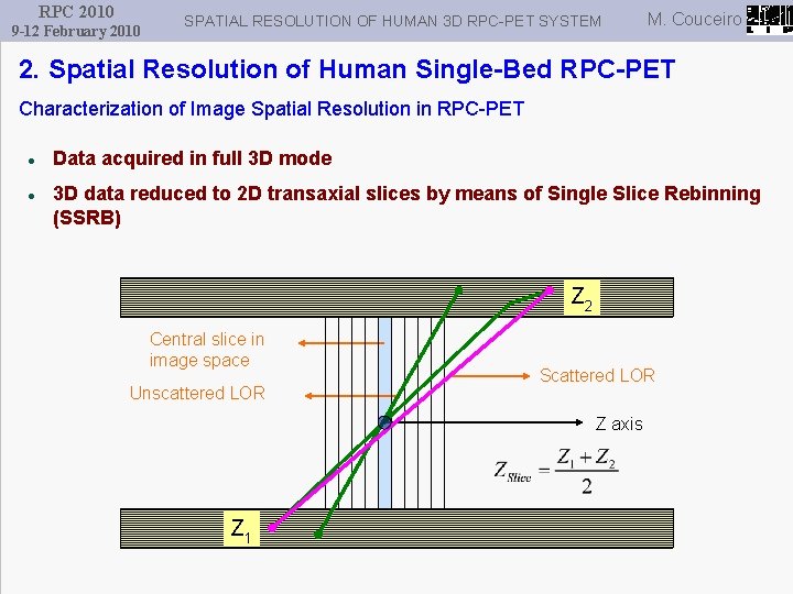 RPC 2010 9 -12 February 2010 SPATIAL RESOLUTION OF HUMAN 3 D RPC-PET SYSTEM