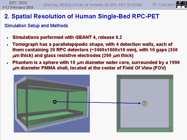 RPC 2010 9 -12 February 2010 SPATIAL RESOLUTION OF HUMAN 3 D RPC-PET SYSTEM