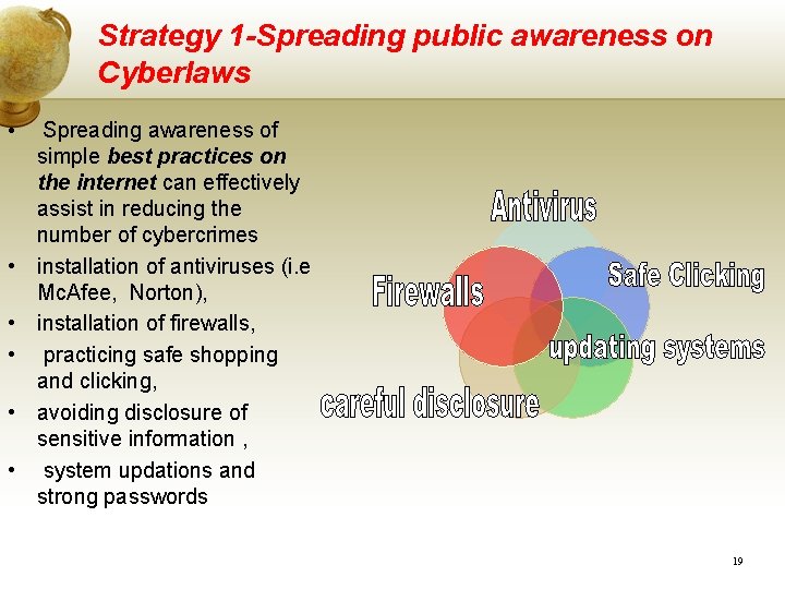 Strategy 1 -Spreading public awareness on Cyberlaws • • • Spreading awareness of simple Strategy 1 -Spreading public awareness on Cyberlaws • • • Spreading awareness of simple