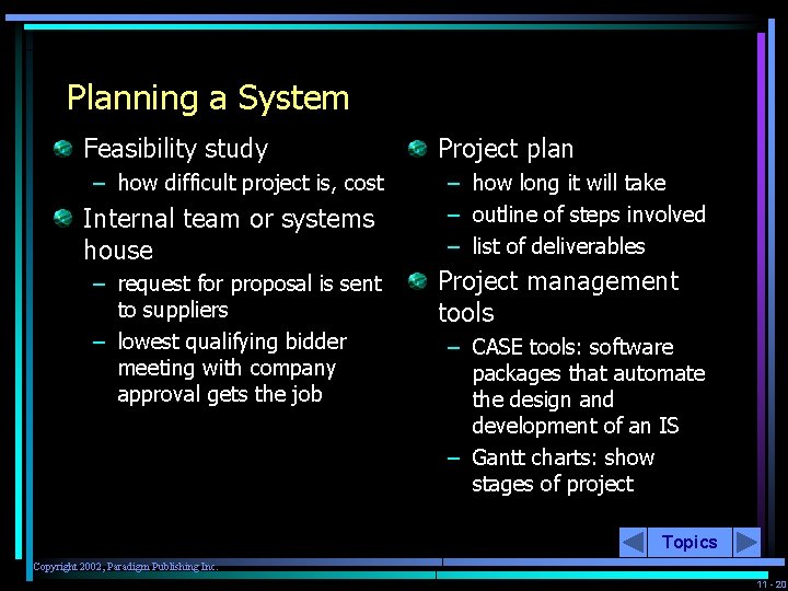 Planning a System Feasibility study – how difficult project is, cost Internal team or