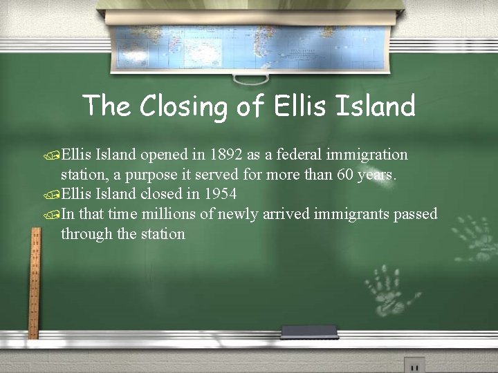 The Closing of Ellis Island /Ellis Island opened in 1892 as a federal immigration