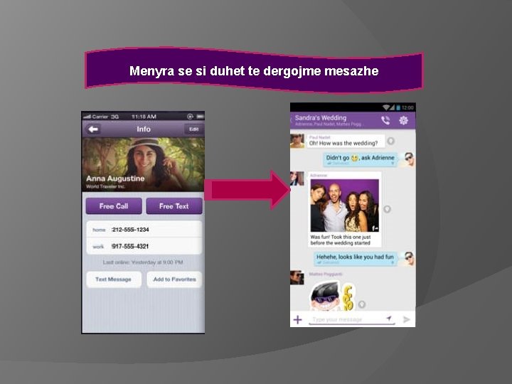 Menyra se si duhet te dergojme mesazhe 