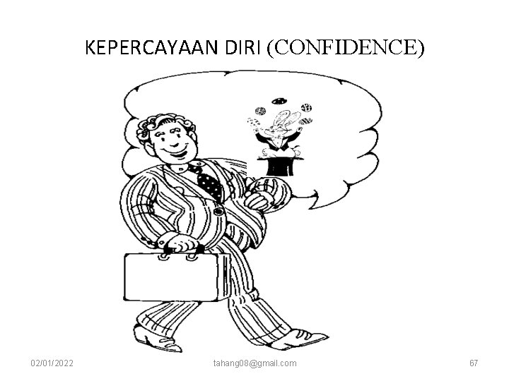 KEPERCAYAAN DIRI (CONFIDENCE) 02/01/2022 tahang 08@gmail. com 67 KEPERCAYAAN DIRI (CONFIDENCE) 02/01/2022 tahang 08@gmail. com 67