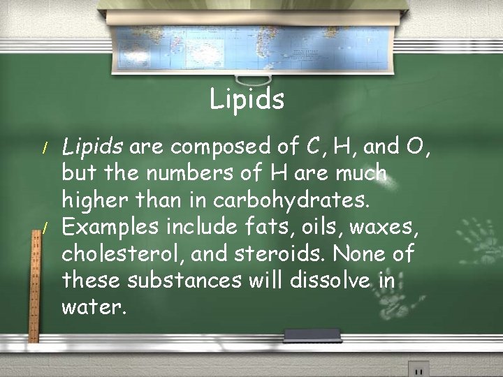 Lipids / / Lipids are composed of C, H, and O, but the numbers