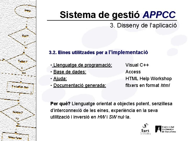 Sistema de gestió APPCC 3. Disseny de l’aplicació 3. 2. Eines utilitzades per a