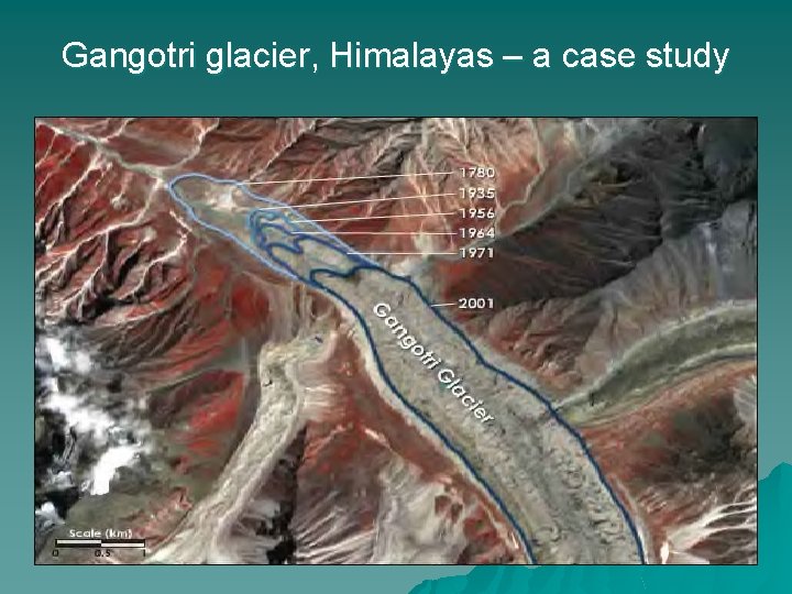 Gangotri glacier, Himalayas – a case study 