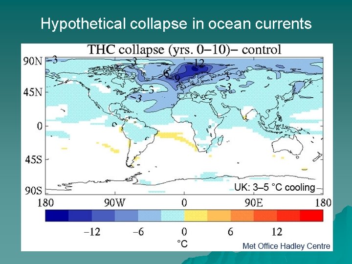 Hypothetical collapse in ocean currents 