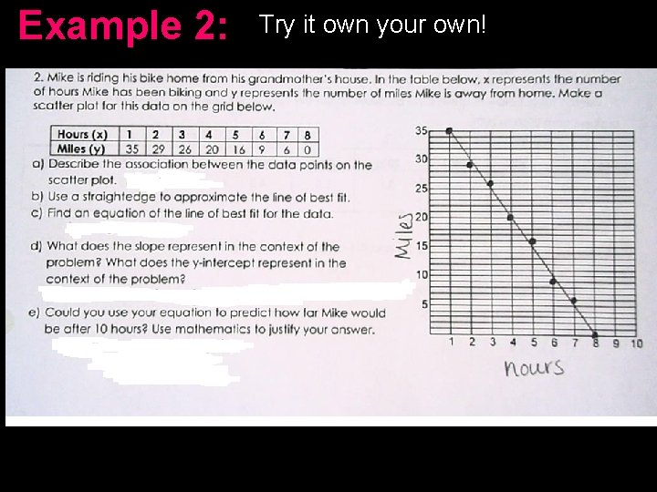 Example 2: Try it own your own! Example 2: Try it own your own!
