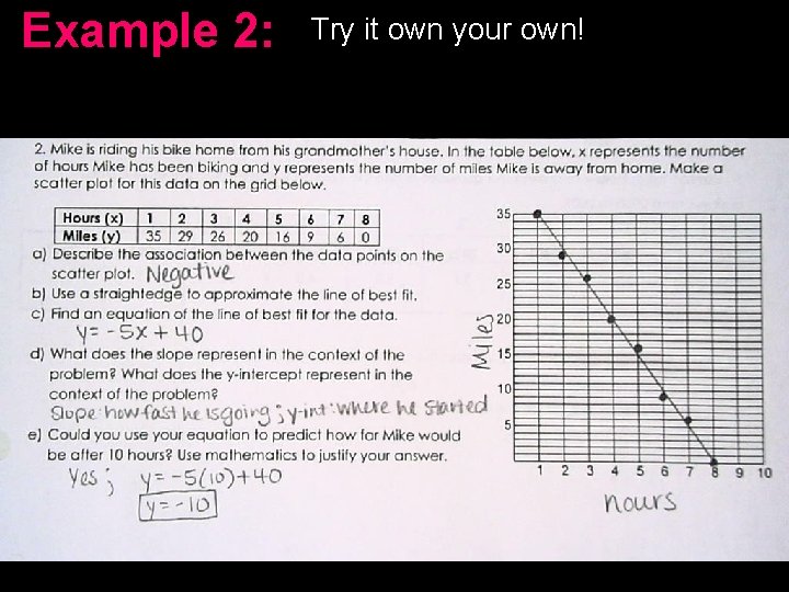 Example 2: Try it own your own! Example 2: Try it own your own!