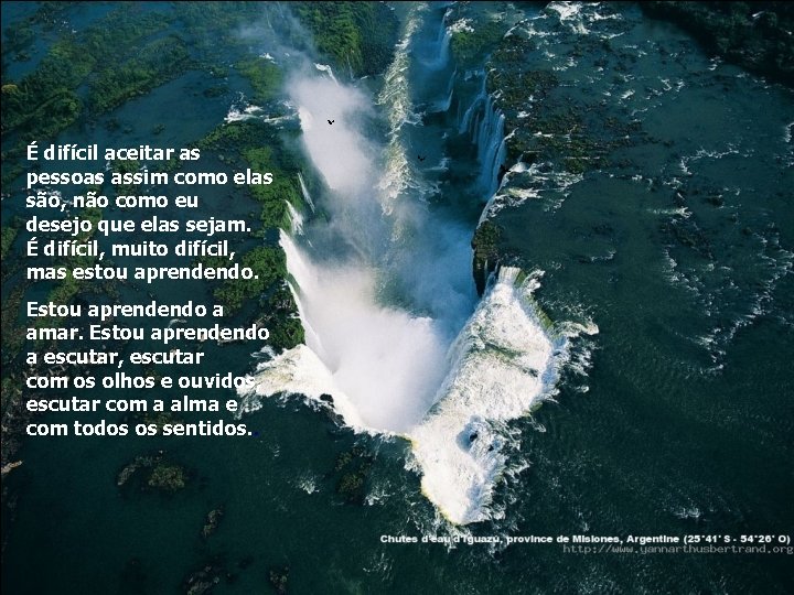 É difícil aceitar as pessoas assim como elas são, não como eu desejo que É difícil aceitar as pessoas assim como elas são, não como eu desejo que
