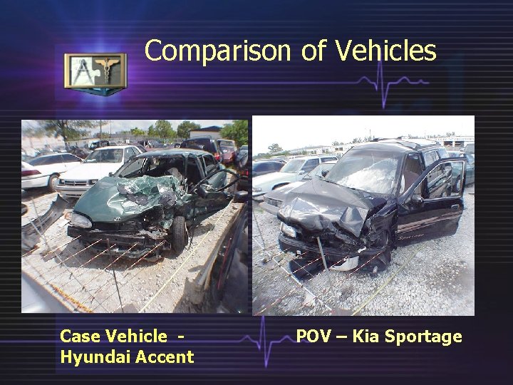 Comparison of Vehicles Case Vehicle Hyundai Accent POV – Kia Sportage 