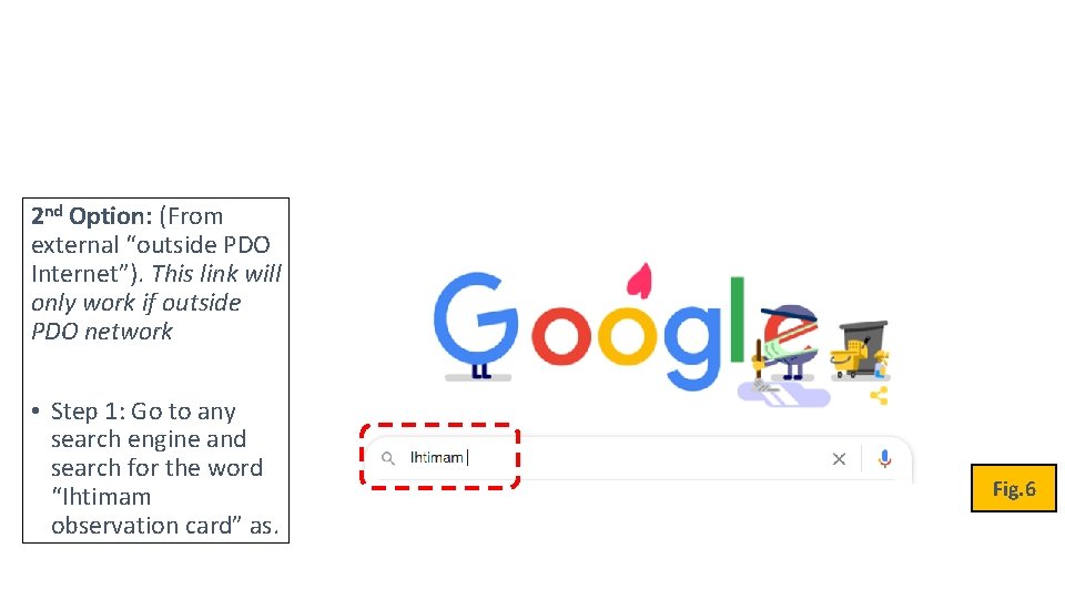 2 nd Option: (From external “outside PDO Internet”). This link will only work if