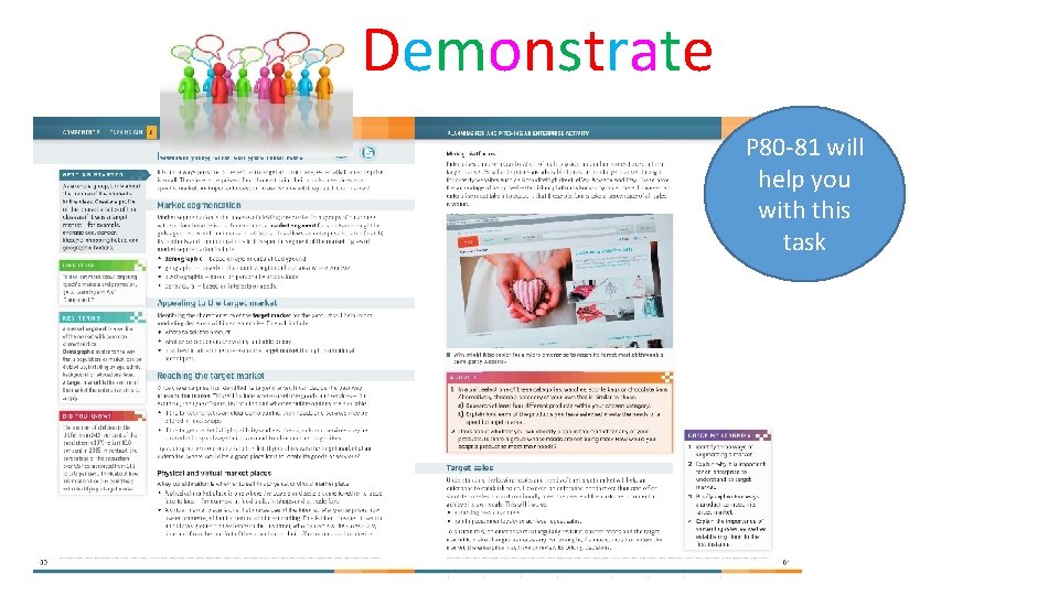 Demonstrate P 80 -81 will help you with this task 