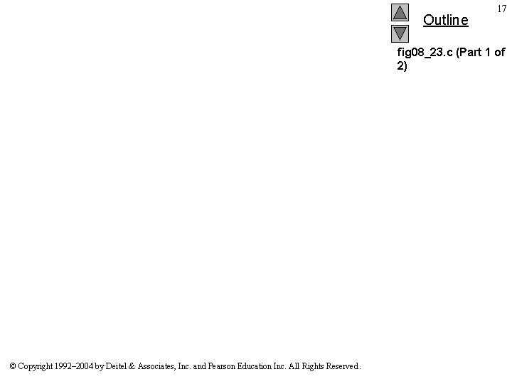 Outline 17 fig 08_23. c (Part 1 of 2) © Copyright 1992– 2004 by