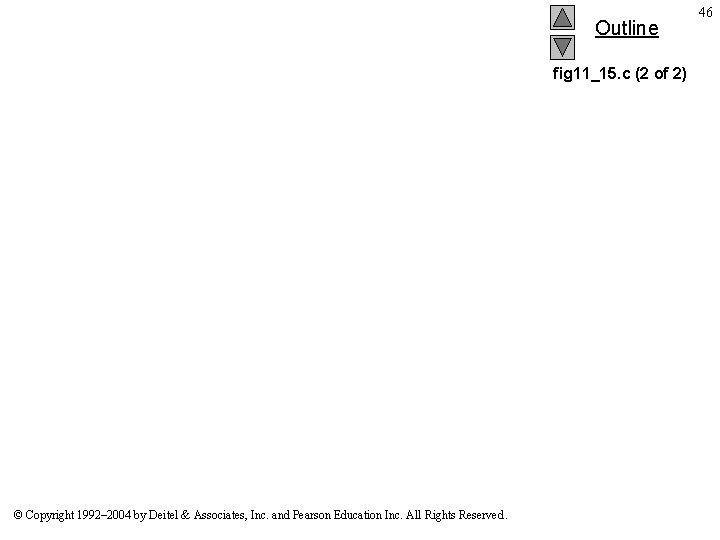 Outline fig 11_15. c (2 of 2) © Copyright 1992– 2004 by Deitel &