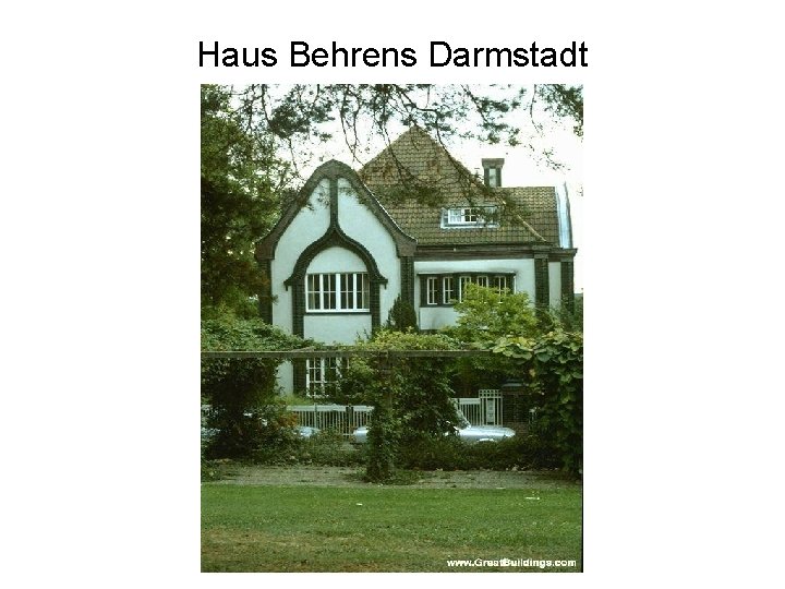 Haus Behrens Darmstadt 