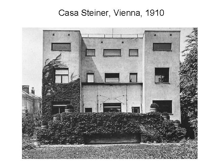 Casa Steiner, Vienna, 1910 