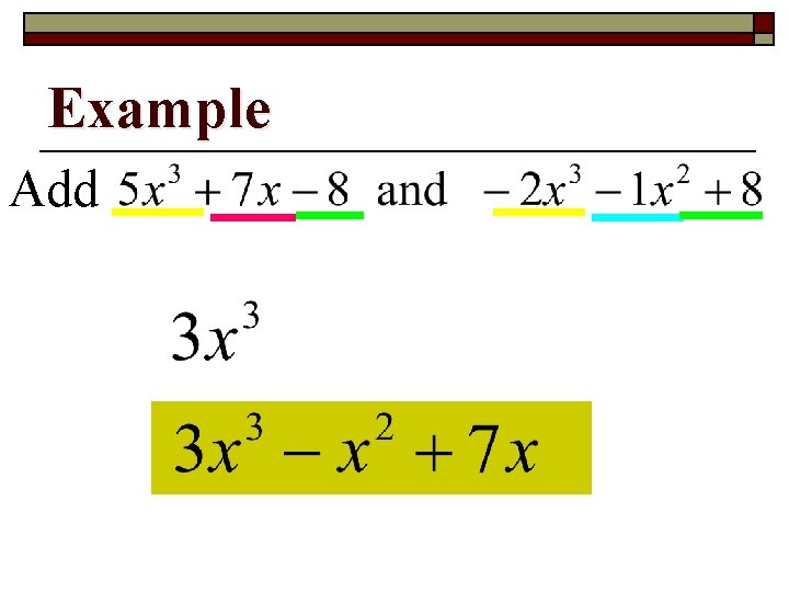 Example Add 