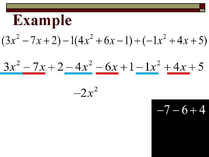 Example 