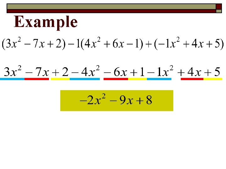 Example 