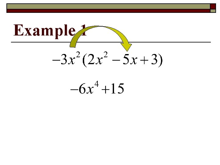 Example 1 