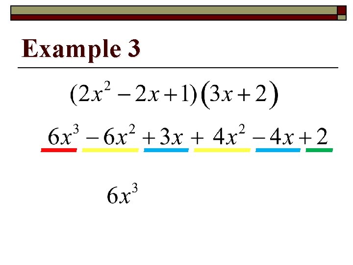 Example 3 
