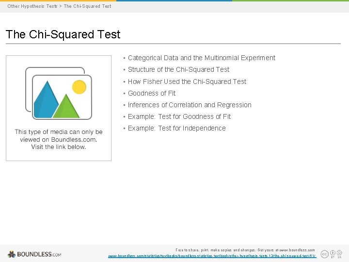 Other Hypothesis Tests > The Chi-Squared Test • Categorical Data and the Multinomial Experiment