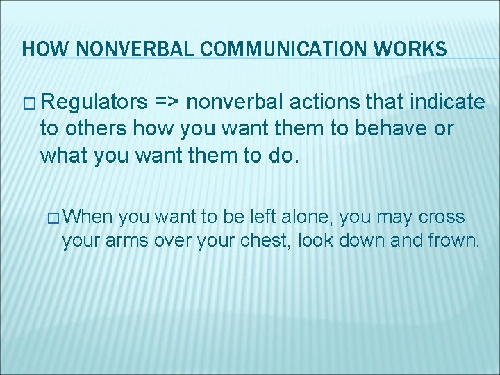 Lecture by Chris Ross CHAPTER 3 NONVERBAL COMMUNICATION