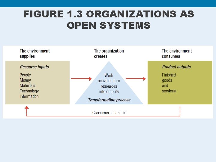 FIGURE 1. 3 ORGANIZATIONS AS OPEN SYSTEMS 