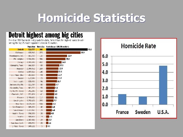 Homicide Statistics 