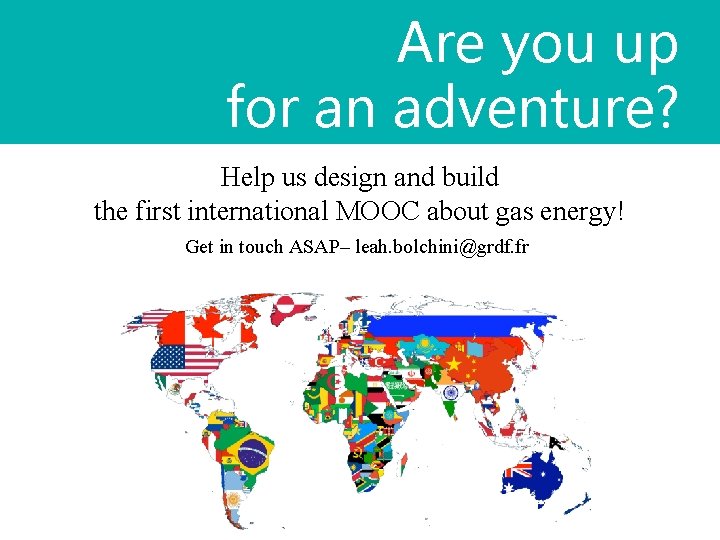 Are you up for an adventure? Help us design and build the first international