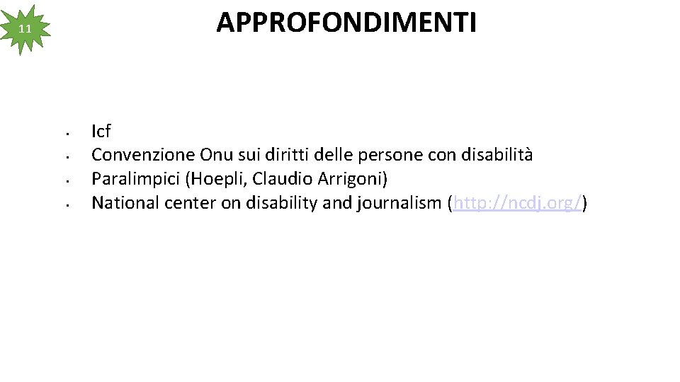 APPROFONDIMENTI 11 • • Icf Convenzione Onu sui diritti delle persone con disabilità Paralimpici