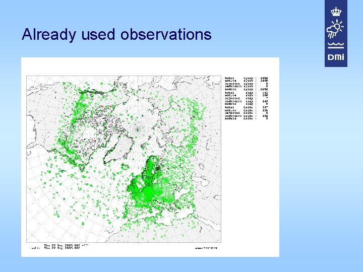 Already used observations 