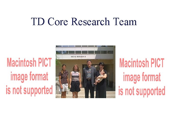 TD Core Research Team 