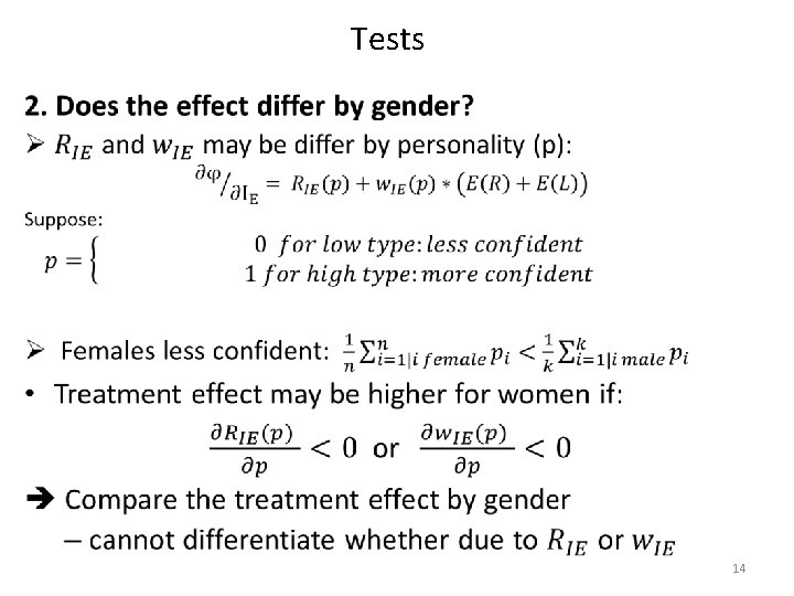 Tests • 14 