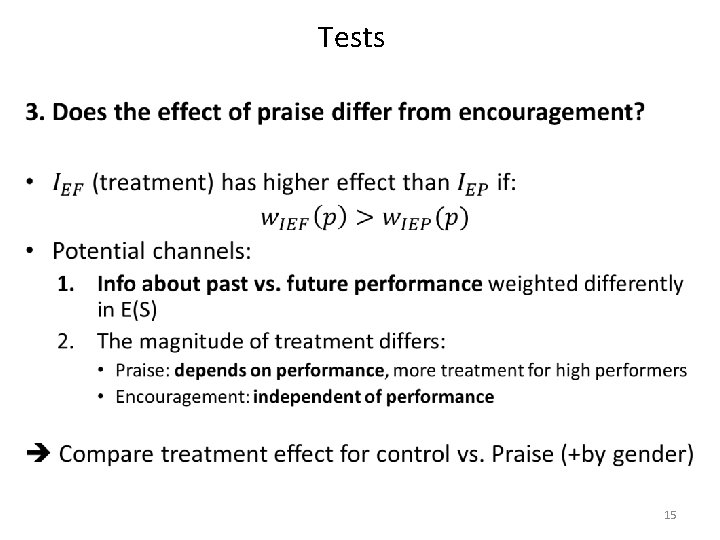 Tests • 15 
