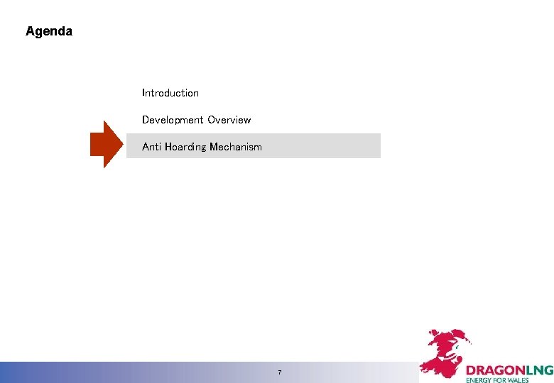 Agenda Introduction Development Overview Anti Hoarding Mechanism 7 