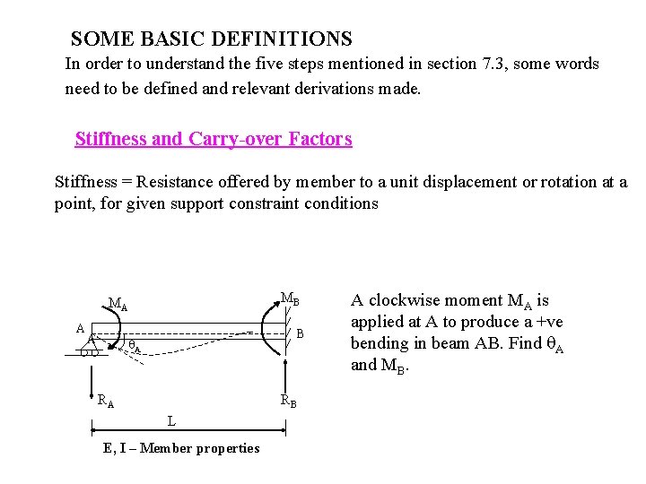 SOME BASIC DEFINITIONS In order to understand the five steps mentioned in section 7.