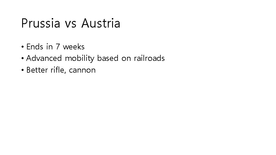 Prussia vs Austria • Ends in 7 weeks • Advanced mobility based on railroads