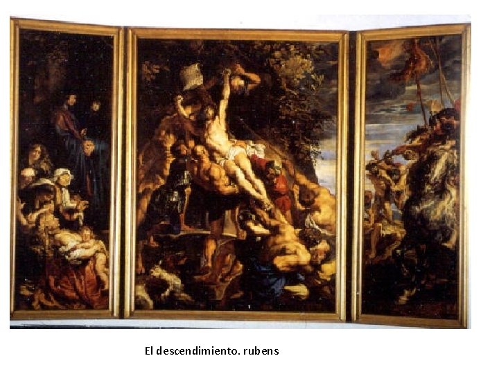 El descendimiento. rubens 