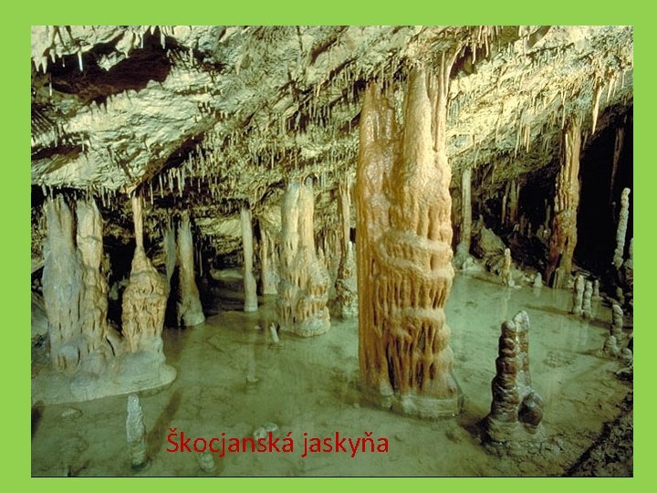 SLOVINSKÝ KRAS- Postojenské a Škocjanské jaskyne Macarát jaskynný Škocjanská jaskyňa 