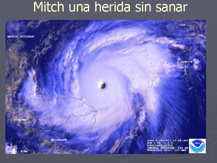 Mitch una herida sin sanar 