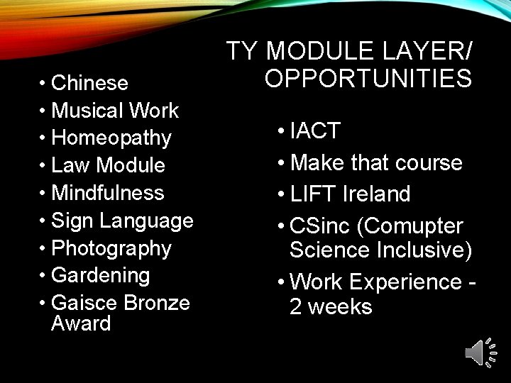  • Chinese • Musical Work • Homeopathy • Law Module • Mindfulness •
