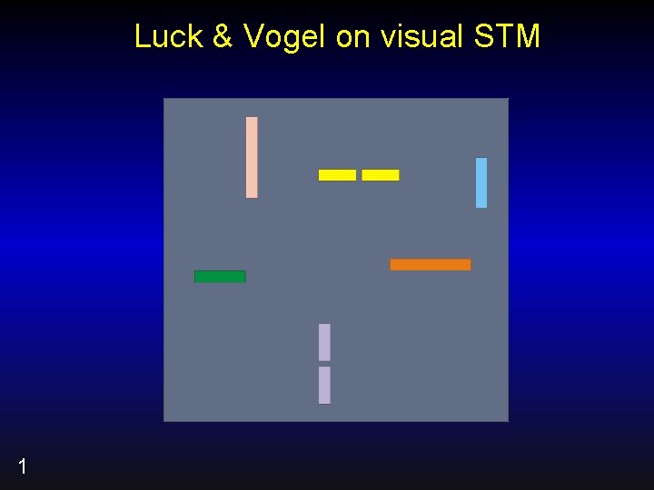 Luck & Vogel on visual STM 1 