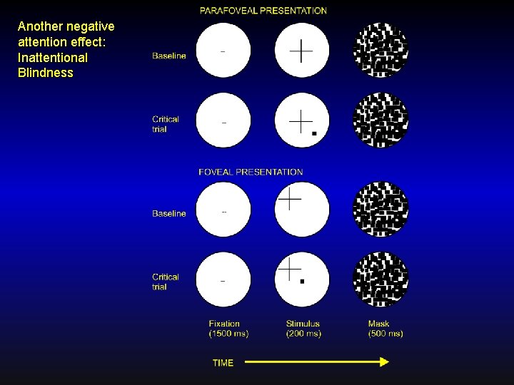 Another negative attention effect: Inattentional Blindness 