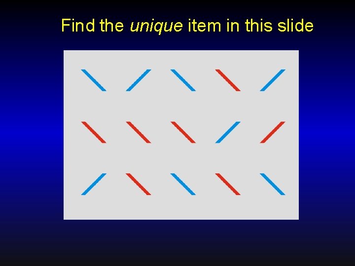 Find the unique item in this slide 